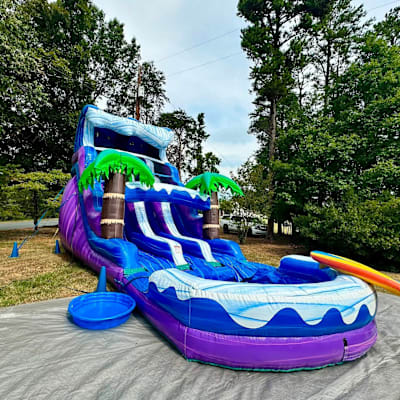 Double Lane Water Slide