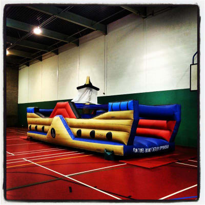 Pirate Ship Assault Course hire in llanelli