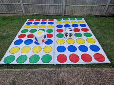 Giant Twister (soft mat), a inflatable game for hire from Every Bounce Counts