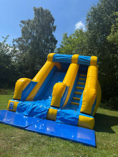 8ft Platform Slide, a inflatable slide for hire from Bouncing Happy