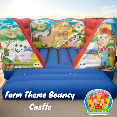 Farm THEME Low Height Castle, a bouncy castle for hire from Kidz Smile