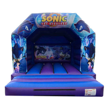 12.5ft x 15.5ft Sonic Bouncy Castle, a bouncy castle for hire from Jumptastic Bouncy Castles