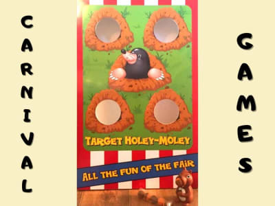 Carnival game Target Holey Moley, a inflatable game for hire from Have A Bounce