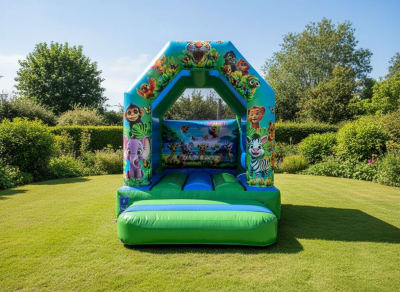 Jungle Bouncy Castle 8x10ft, a bouncy castle for hire from The Bounce Boutique