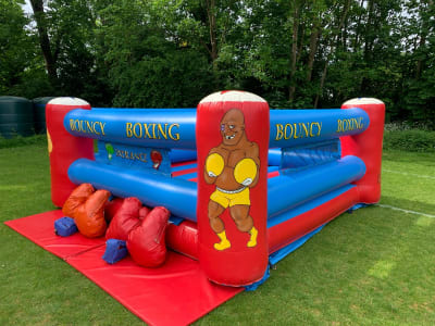 Bouncy Boxing, a bouncy castle for hire from Harry's Quads 'N' Castles