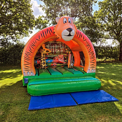 Jungle bouncy castle, a bouncy castle for hire from Bounce About Sussex