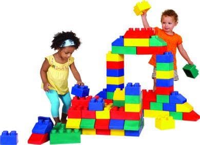 Soft Play Lego, a soft play set for hire from Abc Party Hire