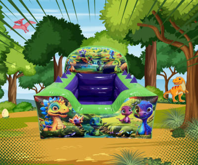 Dinosaur Inflatable Ball Pool, a soft play set for hire from Bouncy Boss