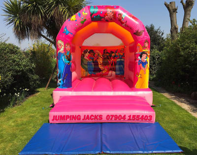 10 x 13 Princess 3, a bouncy castle for hire from Jumping Jacks Bouncy Castles