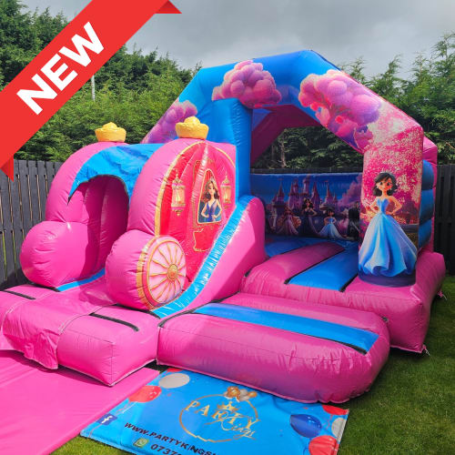 3D Princess Carriage Bounce & Slide
