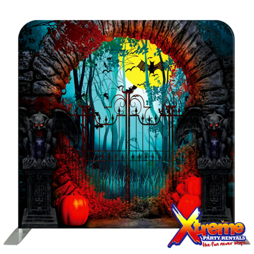 8ft x 8ft Haunted Halloween Backdrop