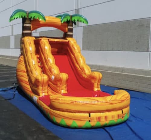 13 foot Volcano Falls water slide rental for an Ontario event