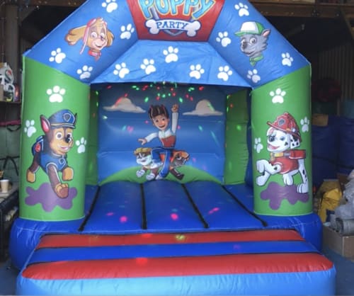 Puppy Party Castle (optional Bluetooth speaker with lights)