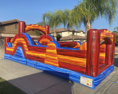 Obstacle course rental for a Irvine school carnival church or large group event