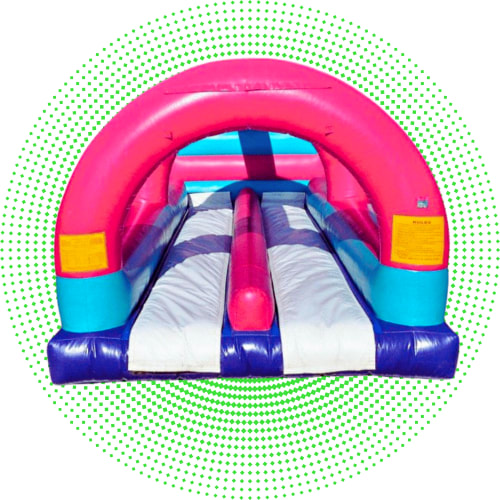 Neon 90s Dual Lane Slip N Slide