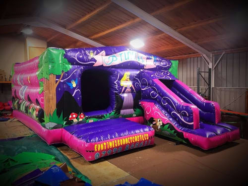 PRINCESS DISCO CASTLE SLIDE COMBO 16FT X 23FT