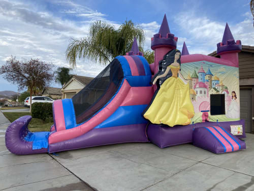 3D Princess Combo jumper rental for an Eastvale birthday or family event