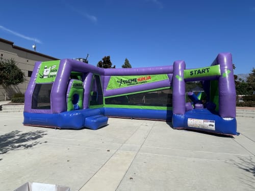 Obstacle course rental for a Riverside school carnival church or large group event