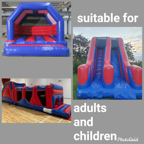 Red And Blue Themed - Bouncy Castle, Disco Dome, Soft Play, Slides, Sumo  Hire in Grays Brentwood Romford Hornchurch Upminster Dagenham Essex