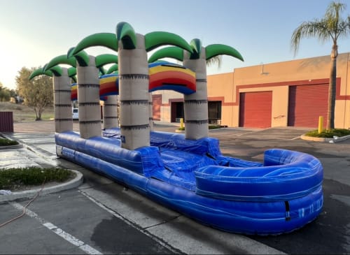 Water slide rental for a warm weather Ontario California event