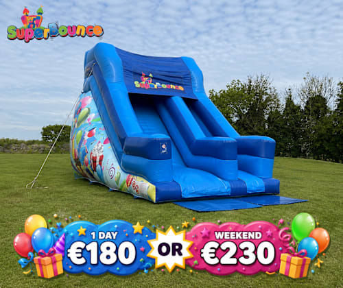 Party Super Slide inflatable hire in Drogheda