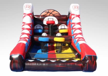 Double Dribble 5 Hoop Basket Ball Shoot interactive game rental