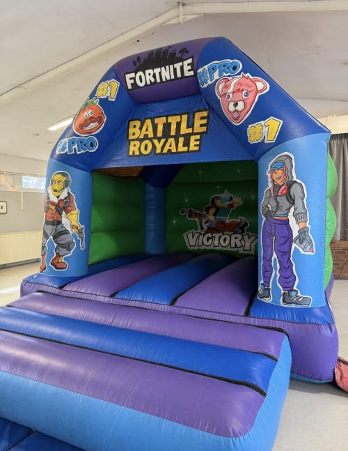 Fortnite Bouncy Castle (optional Bluetooth speaker with lights)