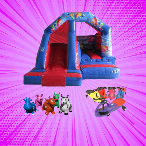 Princess Bounce N Slide Combi Bouncy Castle West Midlands