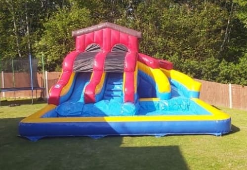 Inflatable water slides for shop rent near me