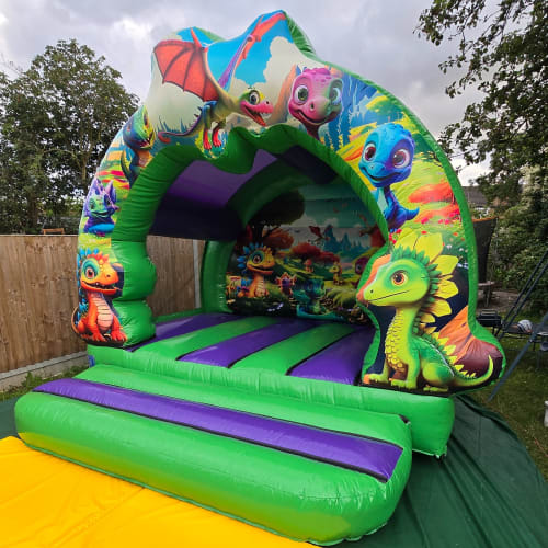Funny Dino Bouncy Castle Hire Dagenham