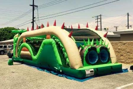 Obstacle course rental for a Fontana school carnival church or large group event