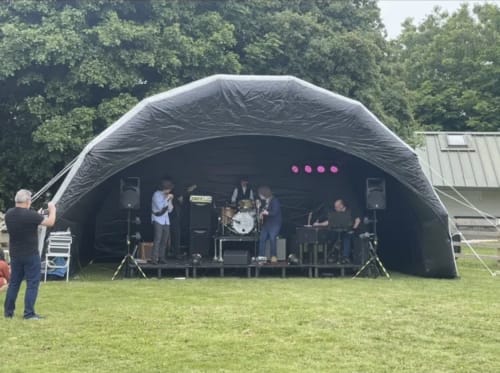Inflatable Outdoor Festival Stage & Cover