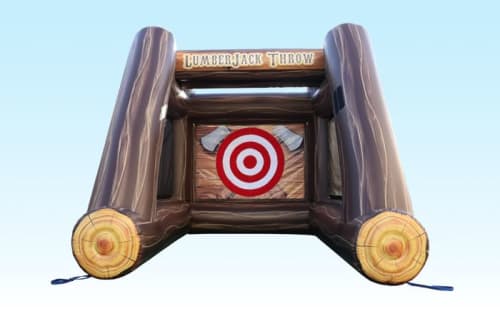 Lumberjack Throw interactive game rental