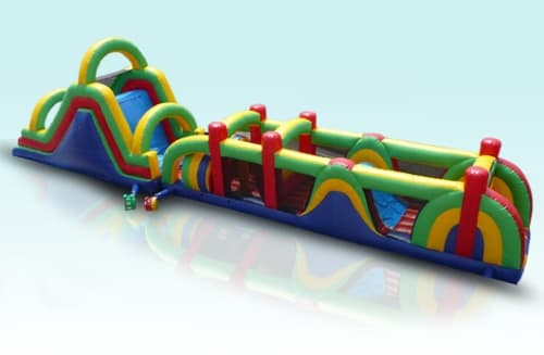 Obstacle course rental for an Eastvale school carnival church HOA or large group event