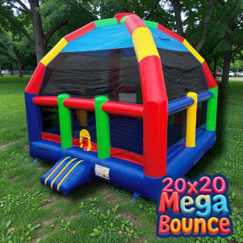 Bounce house rental for an Orange backyard birthday or family celebration