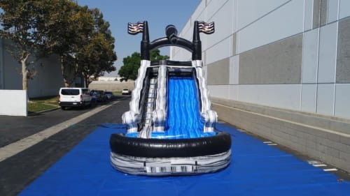 Water slide rental for a warm weather Fontana California event