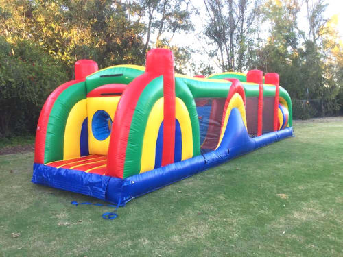 Obstacle course rental for a Mission Viejo school carnival church or large group event