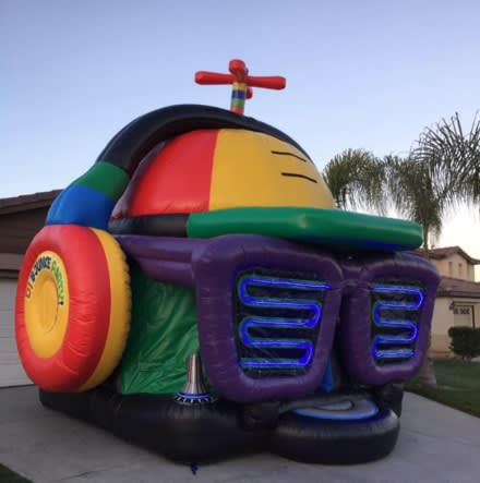 Bounce house rental for an Eastvale backyard birthday or family celebration