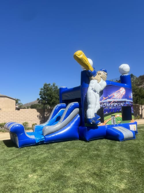 3D MLB Combo jumper rental for a Riverside party or sports themed event