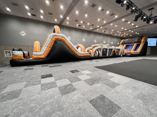 Obstacle course rental for a Corona school carnival church or large group event