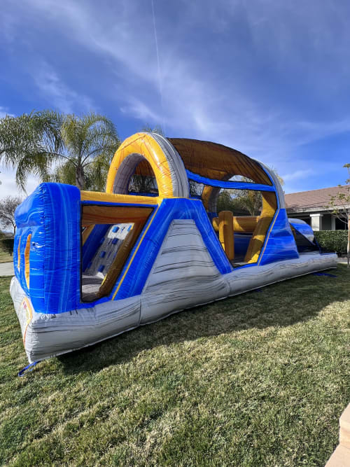 Obstacle course rental for a Yorba Linda school carnival church or large group event