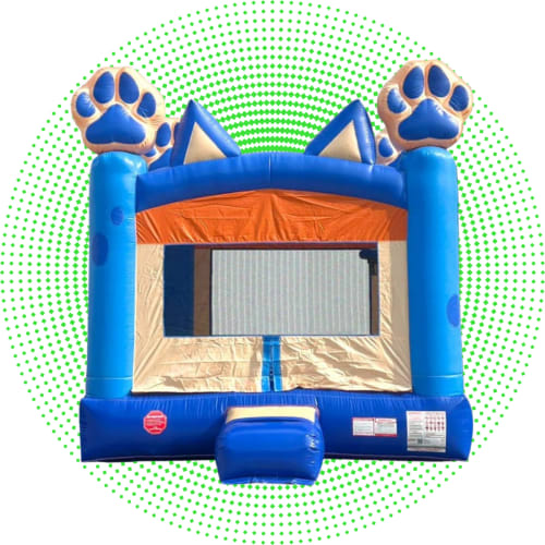 Blue Dog Bounce House NEW