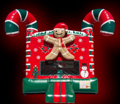 13x13 Gingerbread Bounce House holiday rental
