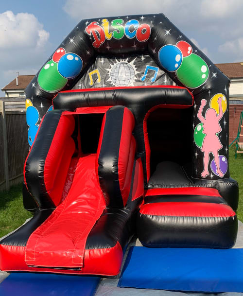 Disco Combo Castle (with Bluetooth Speaker& Lights inside)