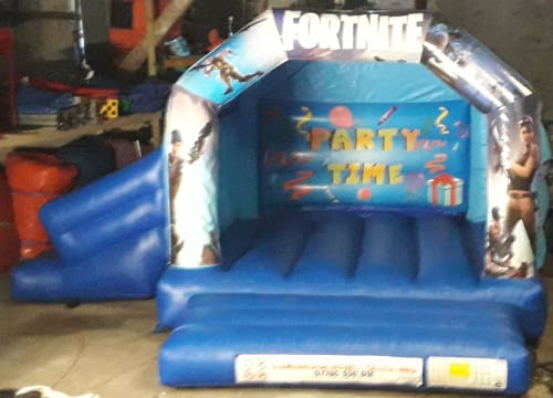 fortnite bouncy castle and slide gbc - fortnite bouncy castle hire