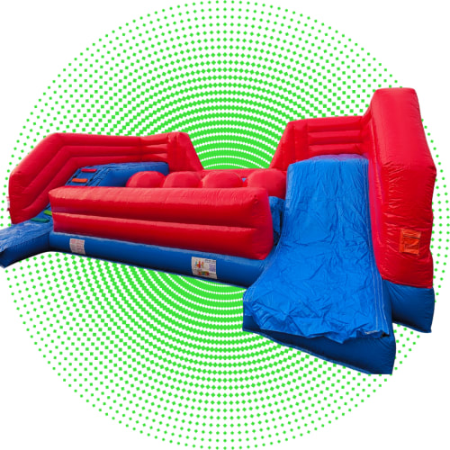 Big Red Balls Obstacle Course NEW