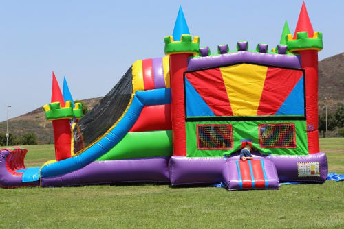 Combo jumper rental for a Upland birthday school or family event
