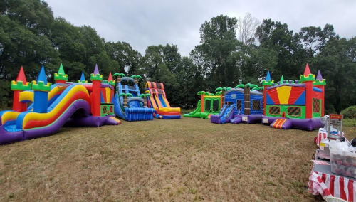 Pink Fun Rentals Bouncy Castle Rental