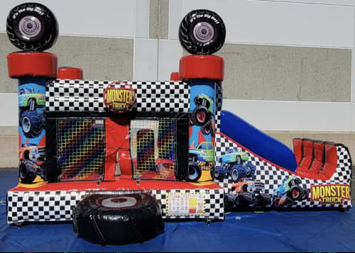 Combo jumper rental for a Fontana birthday school or family event