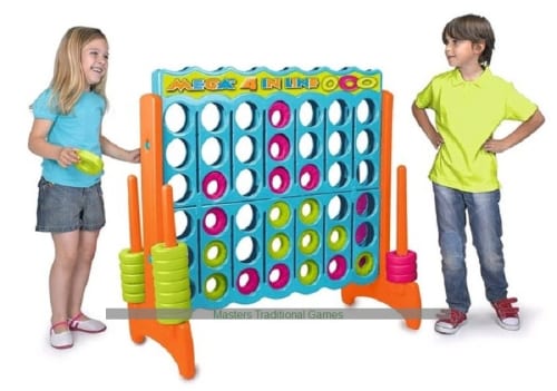 Giant Connect 4 garden game hire in Drogheda